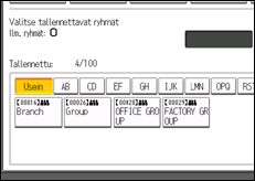 Käyttöpaneelin näytön kuvaus