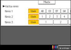 Käyttöpaneelin näytön kuvaus