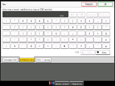 A kezelőpanel ismertetése