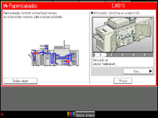 A kezelőpanel ismertetése