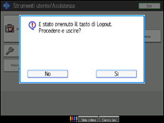Illustrazione schermata pannello di controllo