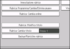 Illustrazione pannello operativo
