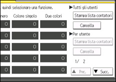 Illustrazione schermata pannello di controllo