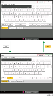Afbeelding van de toetsen