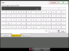 Schermafbeelding bedieningspaneel