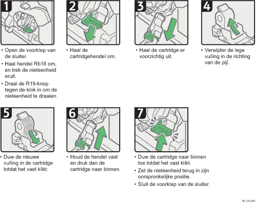 Schermafbeelding bedieningsprocedure