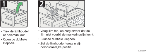 Schermafbeelding bedieningsprocedure