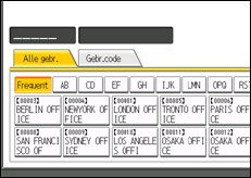 Schermafbeelding bedieningspaneel
