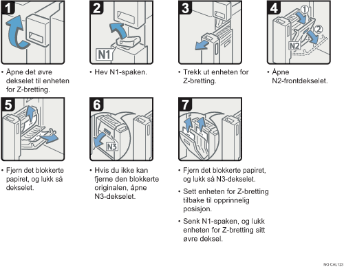Illustrasjon av operasjonsprosedyren