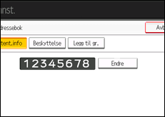 Illustrasjon av brukerpanel