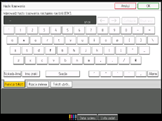 Ilustracja ekranu panela operacyjnego