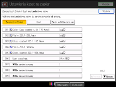Ilustracja ekranu panela operacyjnego
