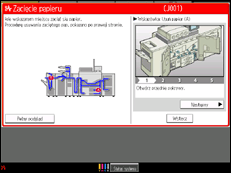 Ilustracja ekranu panela operacyjnego