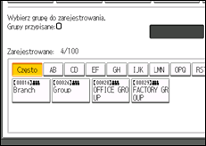 Ilustracja ekranu panela operacyjnego