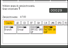 Ilustracja ekranu panela operacyjnego