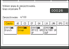 Ilustracja ekranu panela operacyjnego