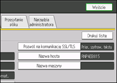 Ilustracja ekranu panelu operacyjnego