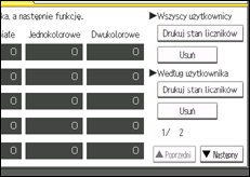 Ilustracja ekranu panela operacyjnego
