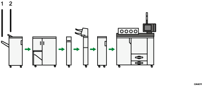 Ilustração com numeração do Finisher SR5000 