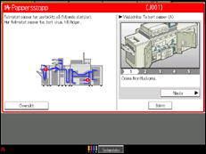 Bild av användarpanelens skärm