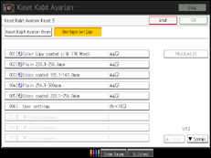 İşlem paneli ekran çizimi 