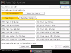 İşlem paneli ekran çizimi