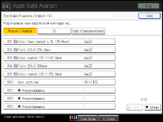 İşlem paneli ekran çizimi