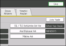 i�lem paneli ekran &ccedil;izimi
