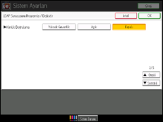 İşlem paneli ekran çizimi