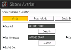 İşlem paneli ekran çizimi