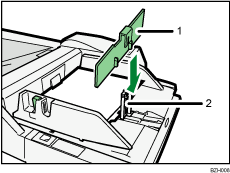 Multi bypass tray illustration numbered callout illustration