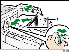 Multi bypass tray illustration numbered callout illustration
