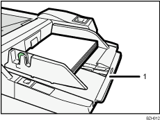 Multi bypass tray illustration numbered callout illustration