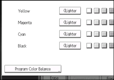 Operation panel screen illustration