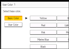 Operation panel screen illustration