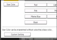 Operation panel screen illustration