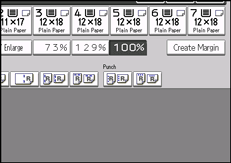 Operation panel screen illustration