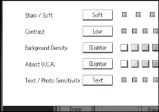Operation panel screen illustration