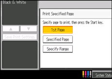 Operation panel screen illustration