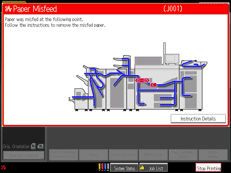 Operation panel screen illustration