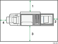 Illustration of access to the machine