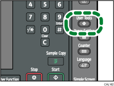 User Tools key illustration