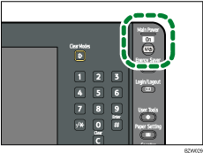 Operation switch illustration