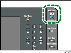 Operation switch illustration