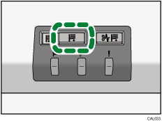 Tray Lowering button illustration