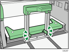 Wide large capacity tray illustration