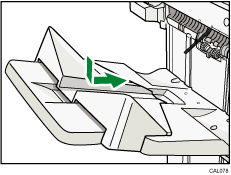 Finisher shift tray illustration