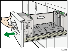 Large capacity tray illustration