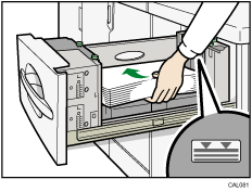 Large capacity tray illustration