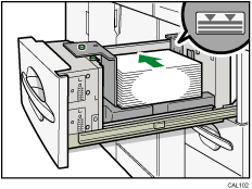 Large capacity tray illustration